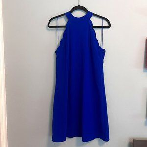 Altar’d State Cobalt Royal Blue Halter Dress